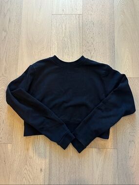 Perfect White Tee boxy cropped Sweatshirt